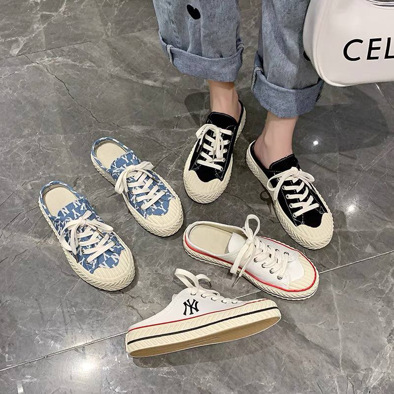 DDS1013 Sneakers Wanita Korea Import Sepatu Tali Kekinian Wanita-1