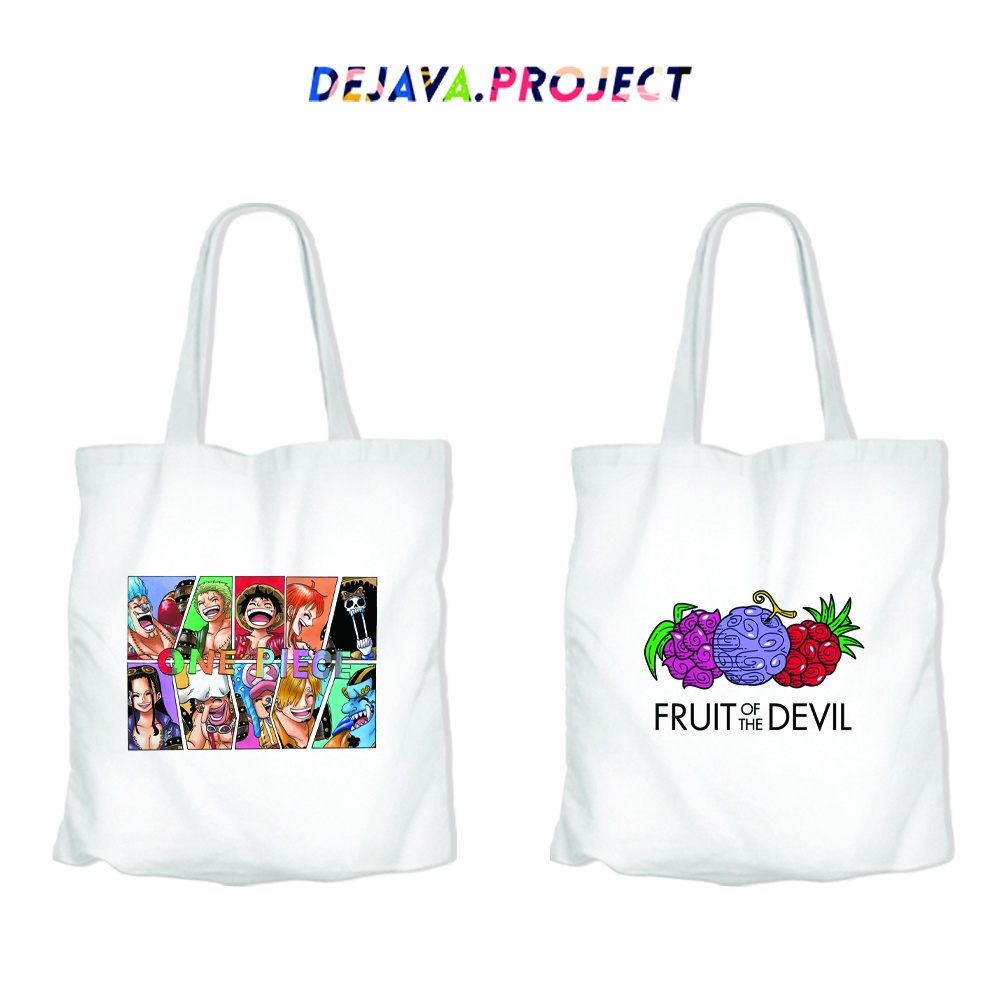 TERBARU TOTEBAG KANVAS ORIGINAL DEJAVA TOTEBAG KANVAS TERBAIK ANIME ONE PIECE MONKEY D LUFFY TERKEREN