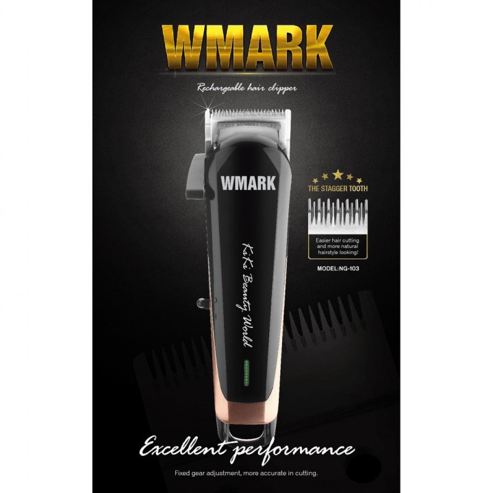WMARK NG-103 - PREMIUM Set Professional Electric Hair Clipper Trimmer