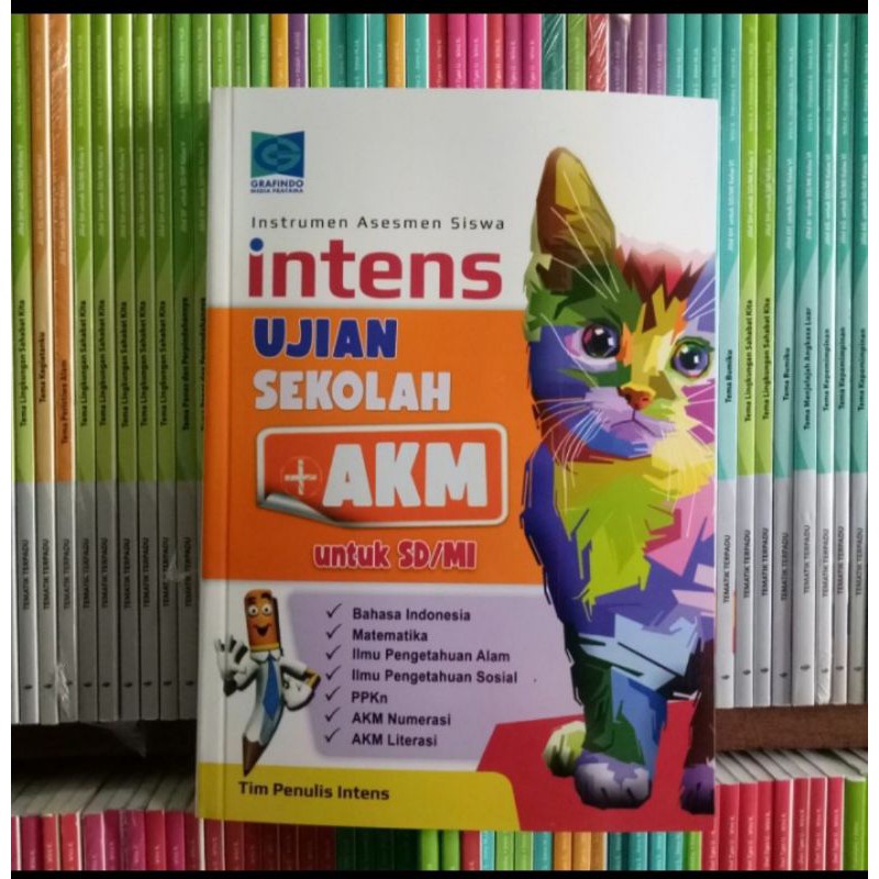 NEW Buku Ujian Sekolah SD AKM Intens Ujian Sekolah + AKM SD 2021
