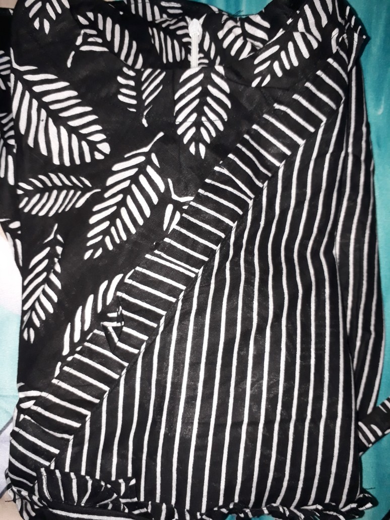 Tey-17 Batik Wanita Asj Sa Hrb026 Kenongo Kemeja Tosca Pendek