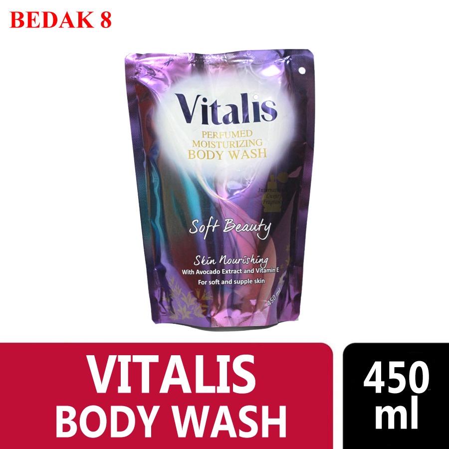 Vitalis Body Wash Pouch 450 ml