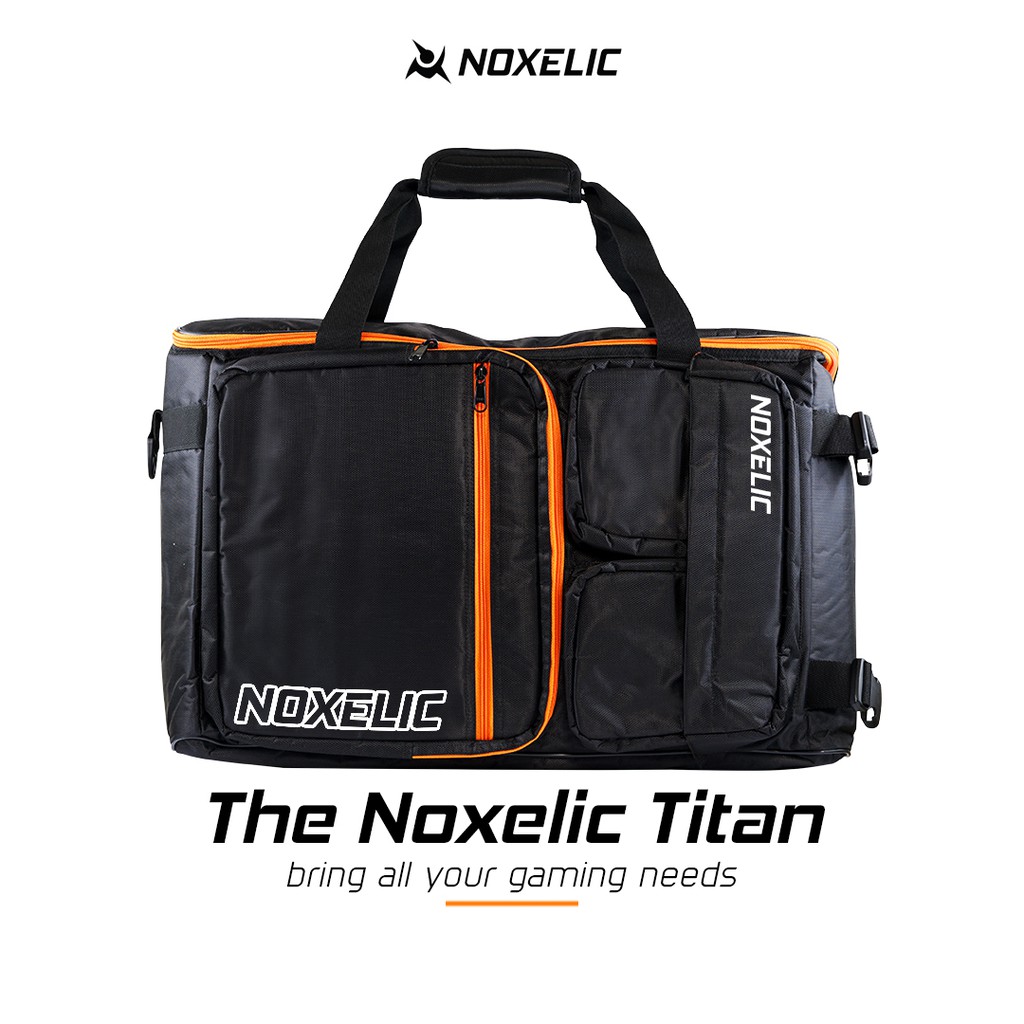 Noxelic Titan - Pro Gaming Bag Black || Tas Gaming