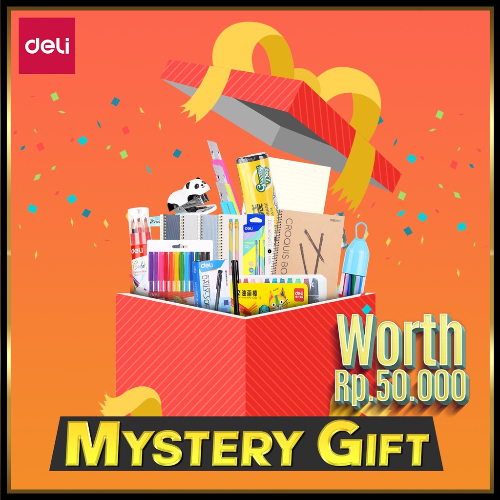 

[GIFT 10.10] Deli MYSTERY GIFT Promo Price / Hadiah Kejutan Random Item