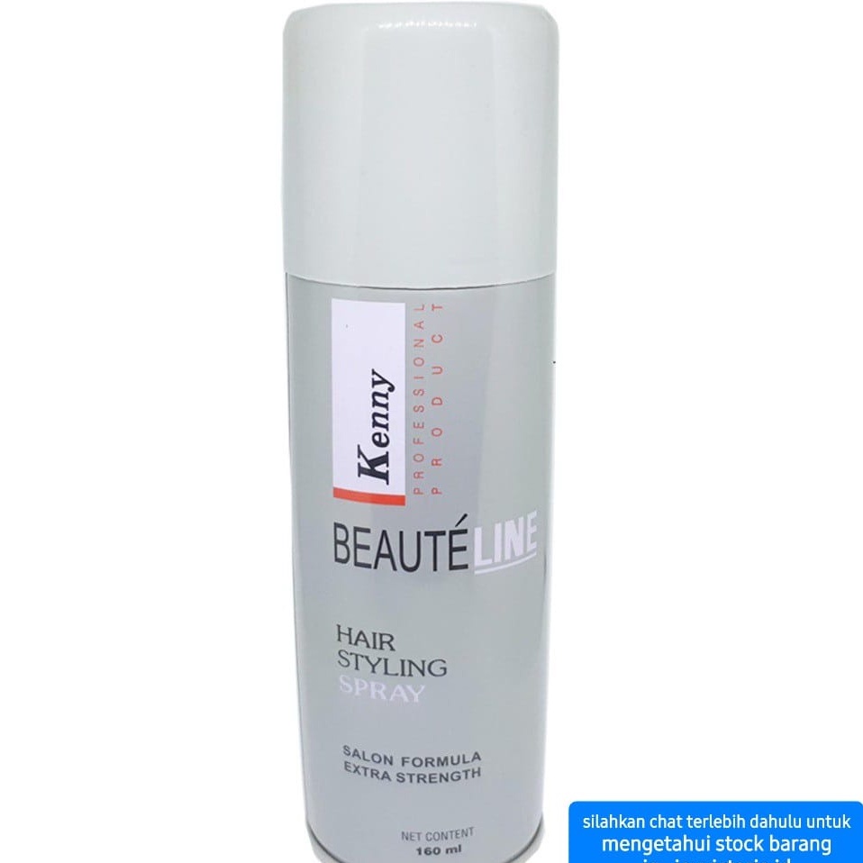 KENNY HAIR SPRAY 160ML BEAUTE LINE SPRAY RAMBUT STYLING KOSMETIK