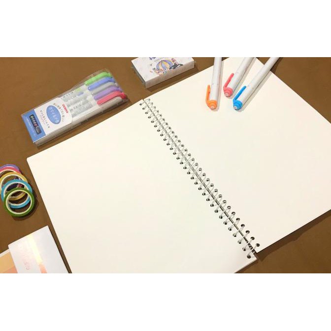 

[[BISA COD]] Buku spiral notebook B5 polos tebal - 130 lembar