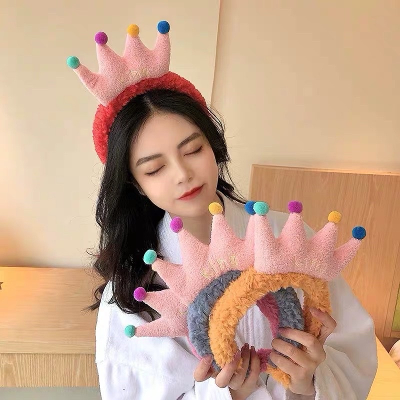 [DELUNASHOP_ACC] Bando kepiting, bando makota, Bando bunga lucu anak dewasa, bando kartun