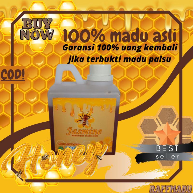 Jual Madu Asli Murni Jasmine Hutan Suku Odeng Baduy Pure Raw Honey Multiflora Manis Original