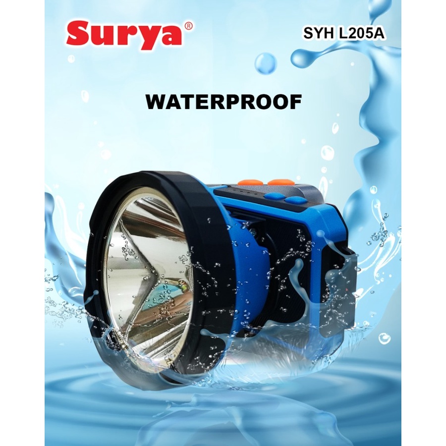 SURYA SYH 205 - Senter Kepala LED 20 watt - Lampu Hiking / Headlamp