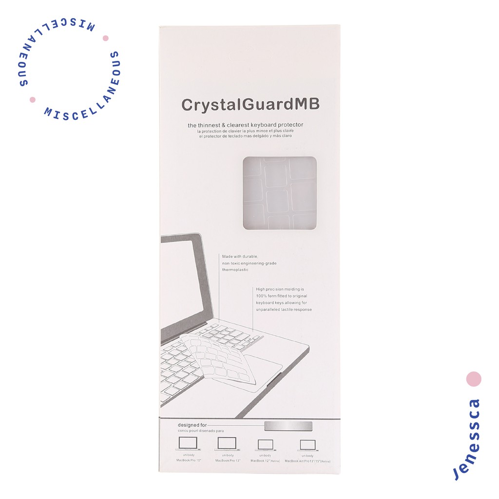 Macbook Keyboard Protector Cover Crystal Ultra Thin Bening Pro Air 13&quot; 15&quot;