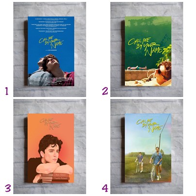 Poster film Call Me by Your Name & Lady Bird - close 2022 hiasan dinding aesthetic home wall decor