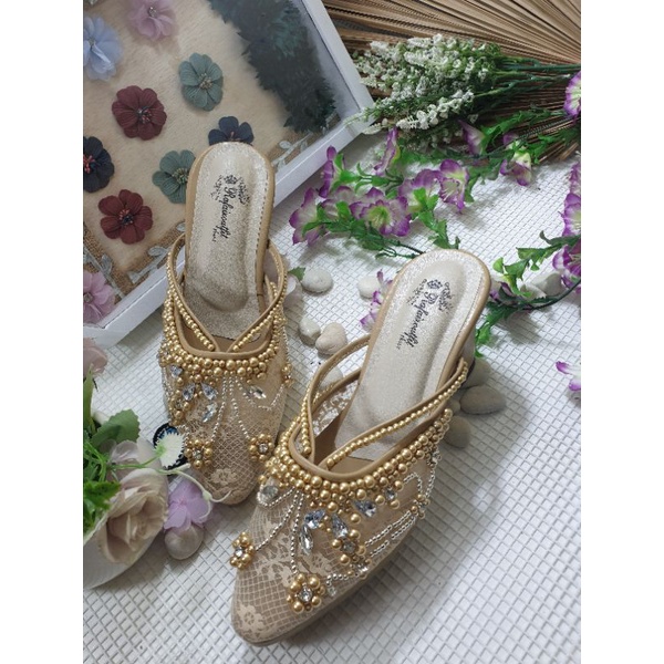 rafaizoutfit sepatu wanita heels cantik melani nude gold 7cm tahu