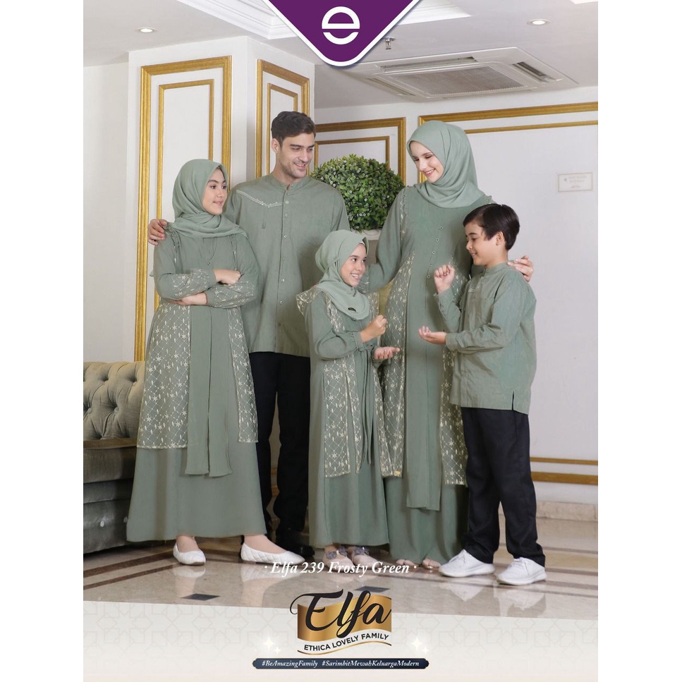 ELFA 239 FROSTY GREEN ETHICA ORIGINAL KOKO DEWASA KAHFI 212 FROSTY GREEN GAMIS DEWASA KAGUMI 246 FRO