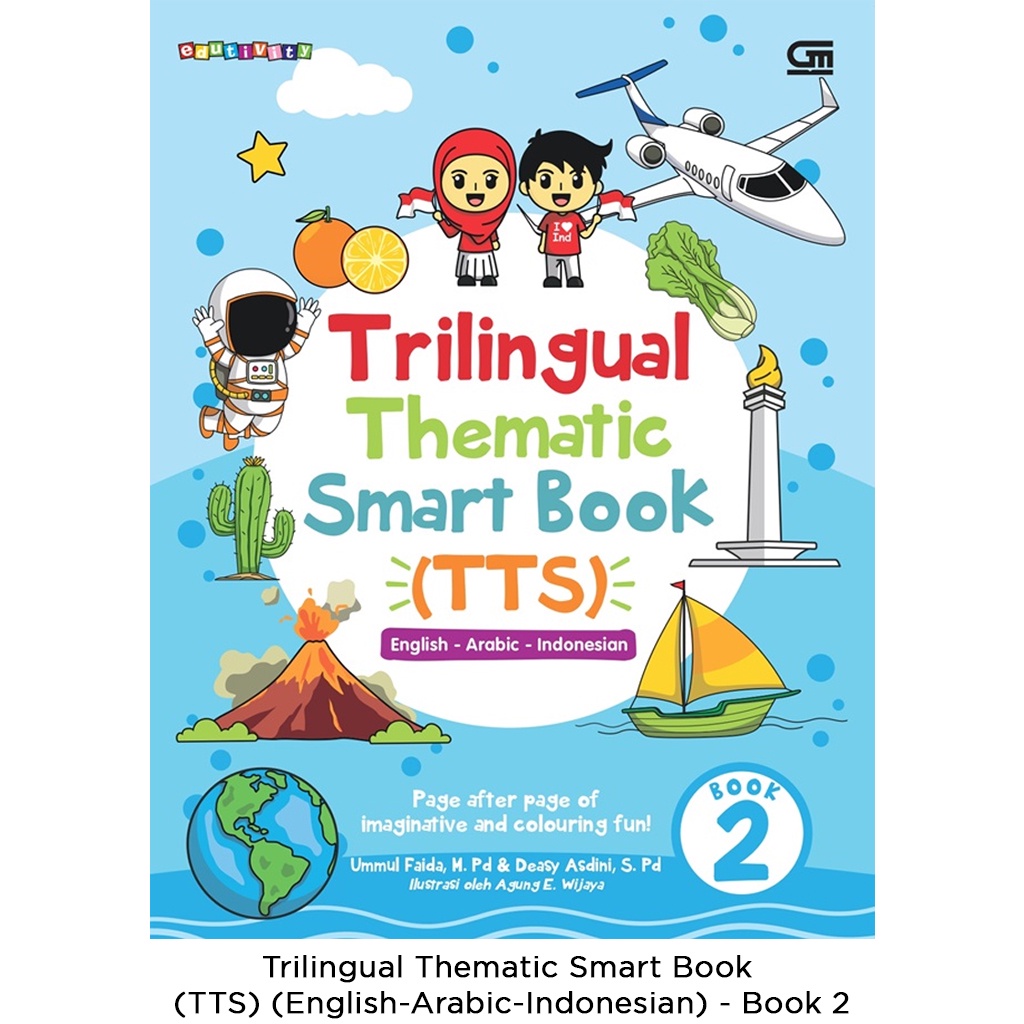 Gramedia Bali - Trilingual Thematic Smart Book (TTS) (English-Arabic-Indonesian) - Book 2