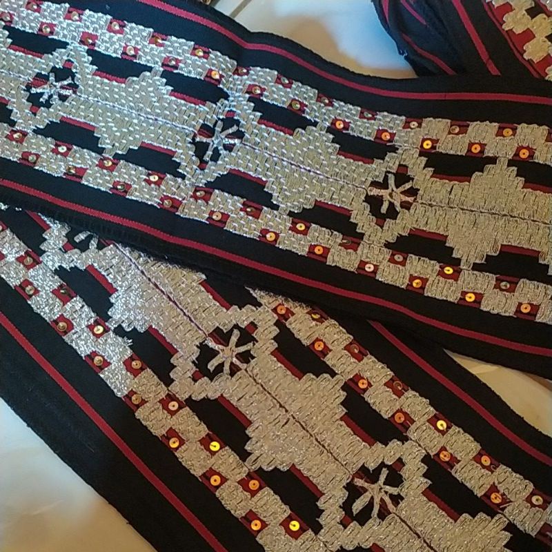 Bisban / Selendang Tapis Lampung Motif Abung Murah-Rangka Silver