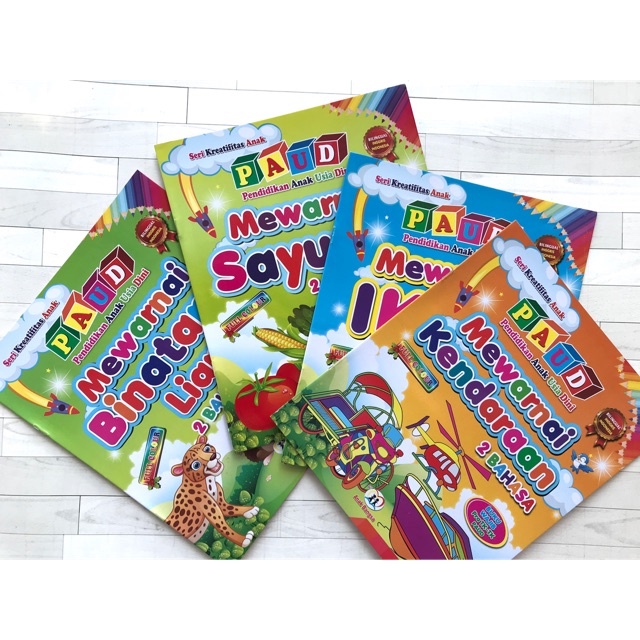 

Buku Mewarnai untuk PAUD | Bilingual (Indonesia - Inggris) | Buku Anak Murah