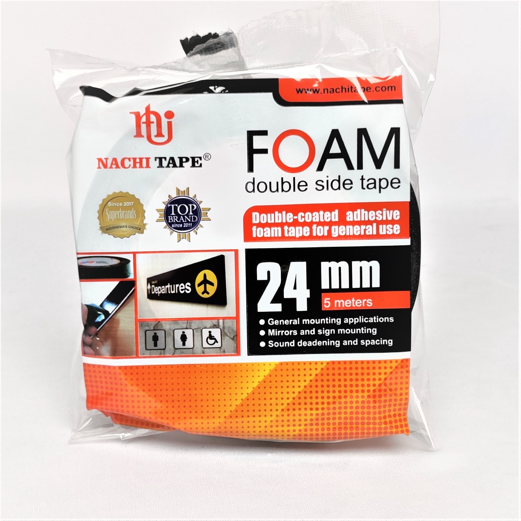 

Gold Tape Double Side Foam 24mm x 1 Roll