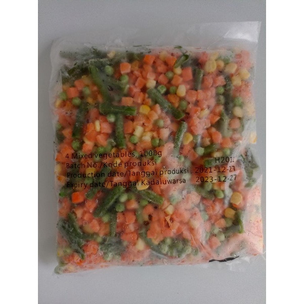 

Mix Vegetables Import/ Sayuran Beku 1kg