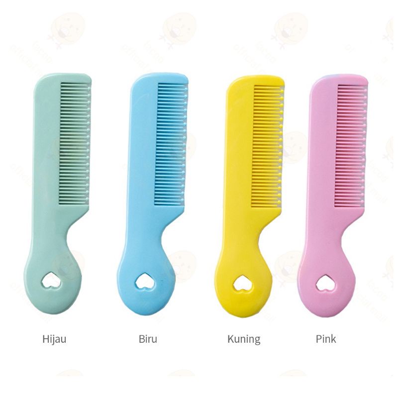 Set Sisir Sikat Bayi Baby 2in1 Newborn Lembut Halus