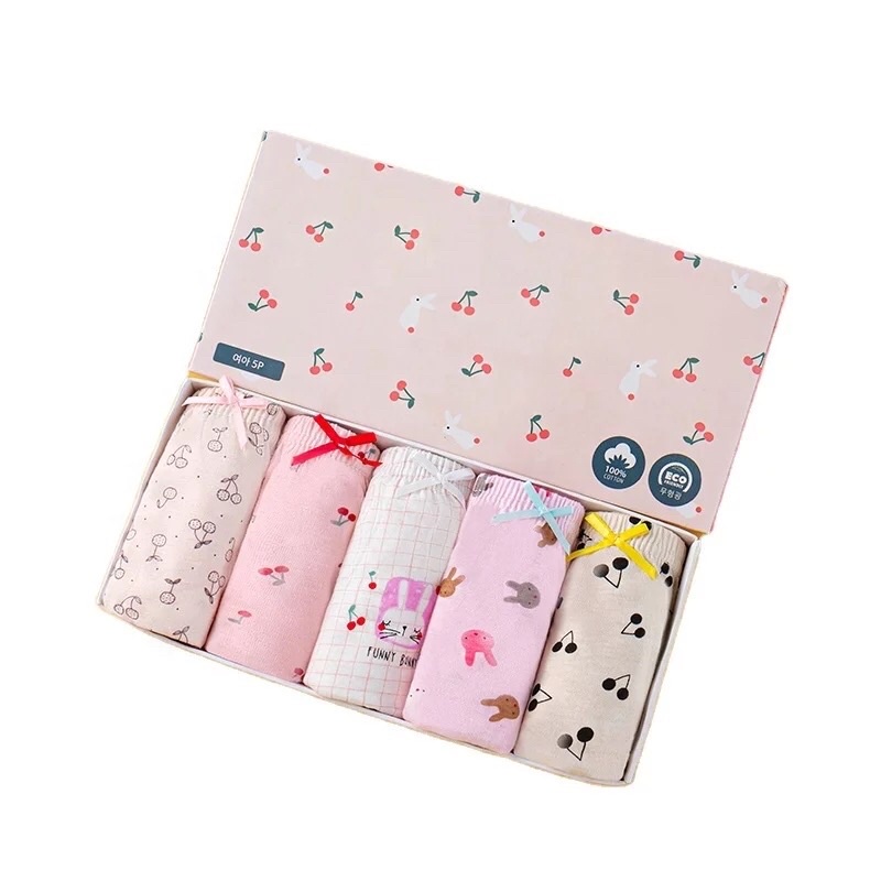 SET Celana Dalam Anak Perempuan Bahan Katun Import Premium Celana Dalam Anak free Box Lucu dan Murah