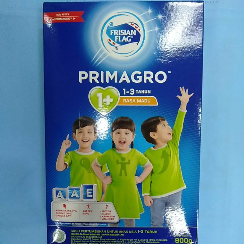 Frisian Flag Primagro 1+ 750gr Madu/Vanilla/Coklat