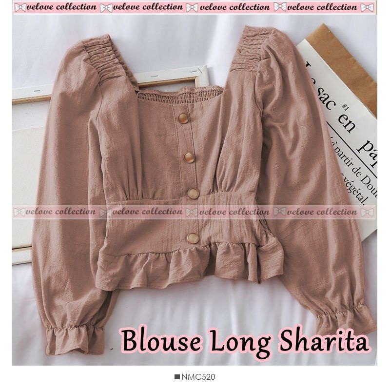 BLOUSE LONG SHARITA ERICCA FASHION WANITA KEKINIAN