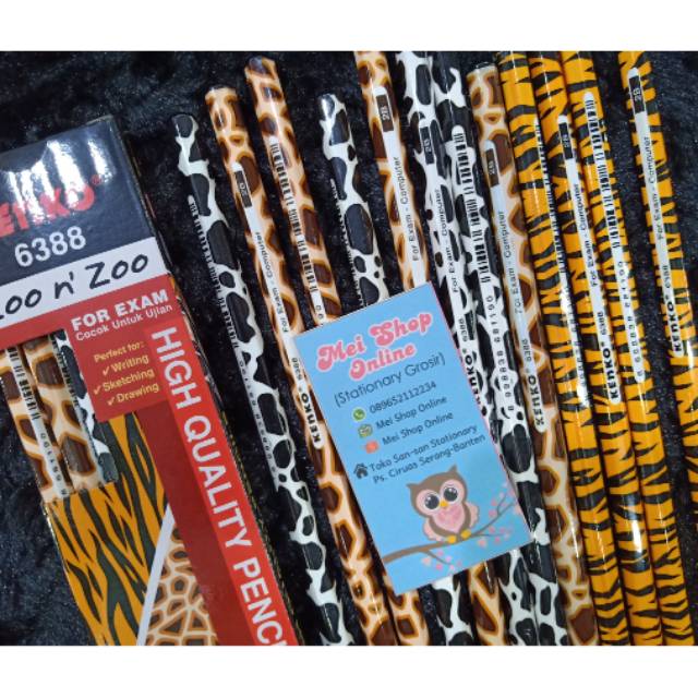 

Pensil Kenko Zoo 6388 isi 12 pcs