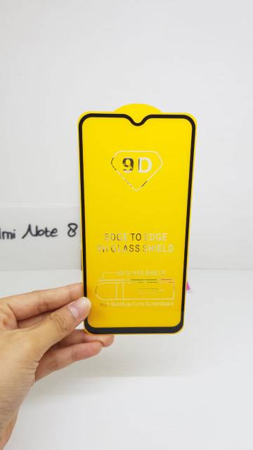 KOREAN Tempered Glass Redmi Note 8 Pro 6.3&quot; FULL SCREEN TG 5D / 9D Xiaomi Redmi Note 8 FULL GLUE