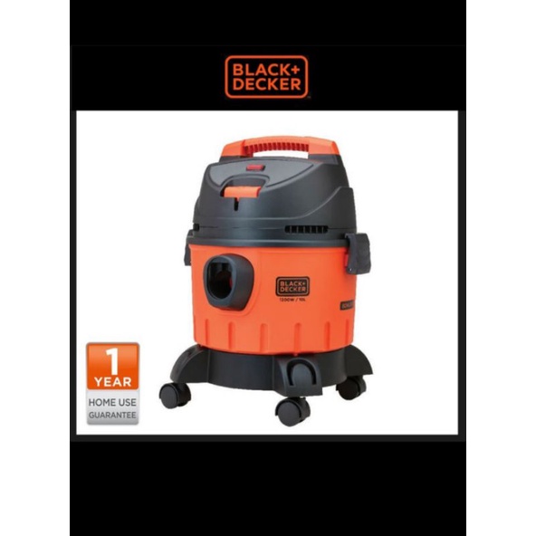 Black + Decker 1200W Wet & Dry Vacuum Cleaner - Vacuum Basah Kering