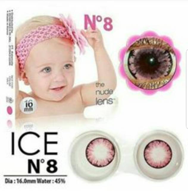 [ Normal ] S0FTLENS ICE N8 COLOR 16mm BY X2 Exoticon