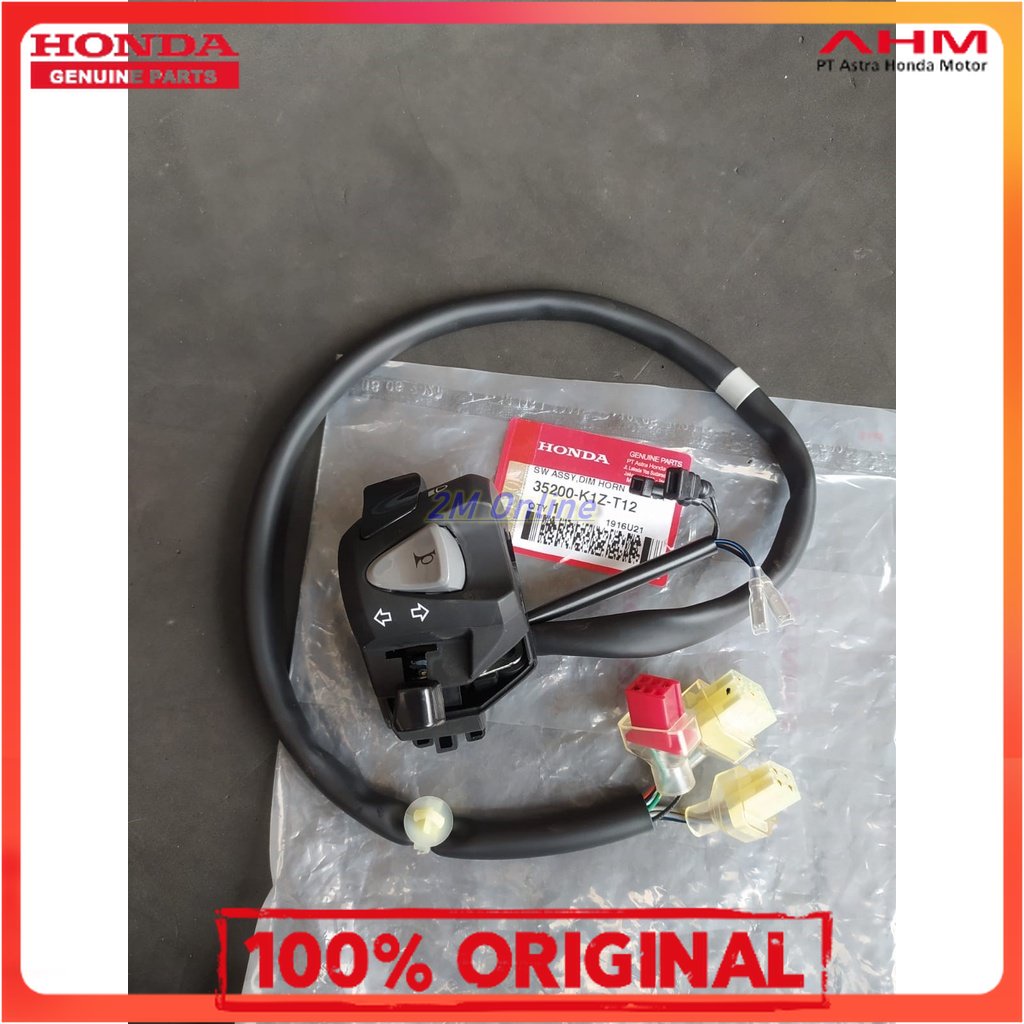 *Ori Ahm ❗️❗️ Holder Saklar Kiri PCX 160 CBS ABS 35200-K1Z-T12
  35200K1ZT12  Terjamin asli 100% ahm