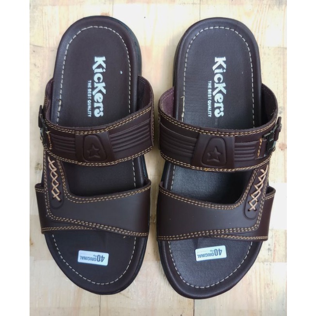 SANDAL SLIDE PRIA BAN 2 SANDAL PESTA/SLOP KONDANGAN  SANDAL PRIA