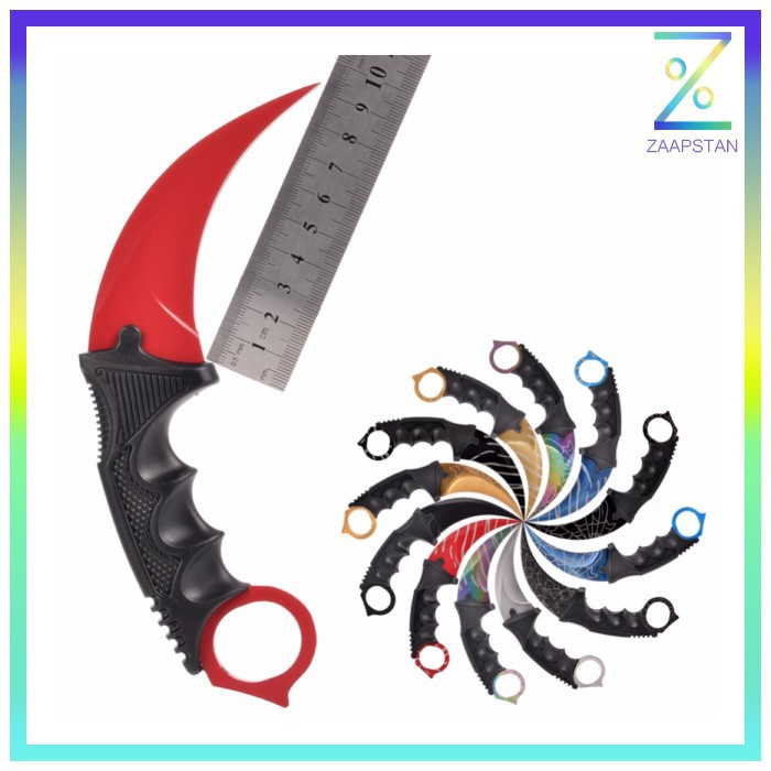 Vastar Pisau Karambit CS GO Collector Knife - H10 - Black with White S