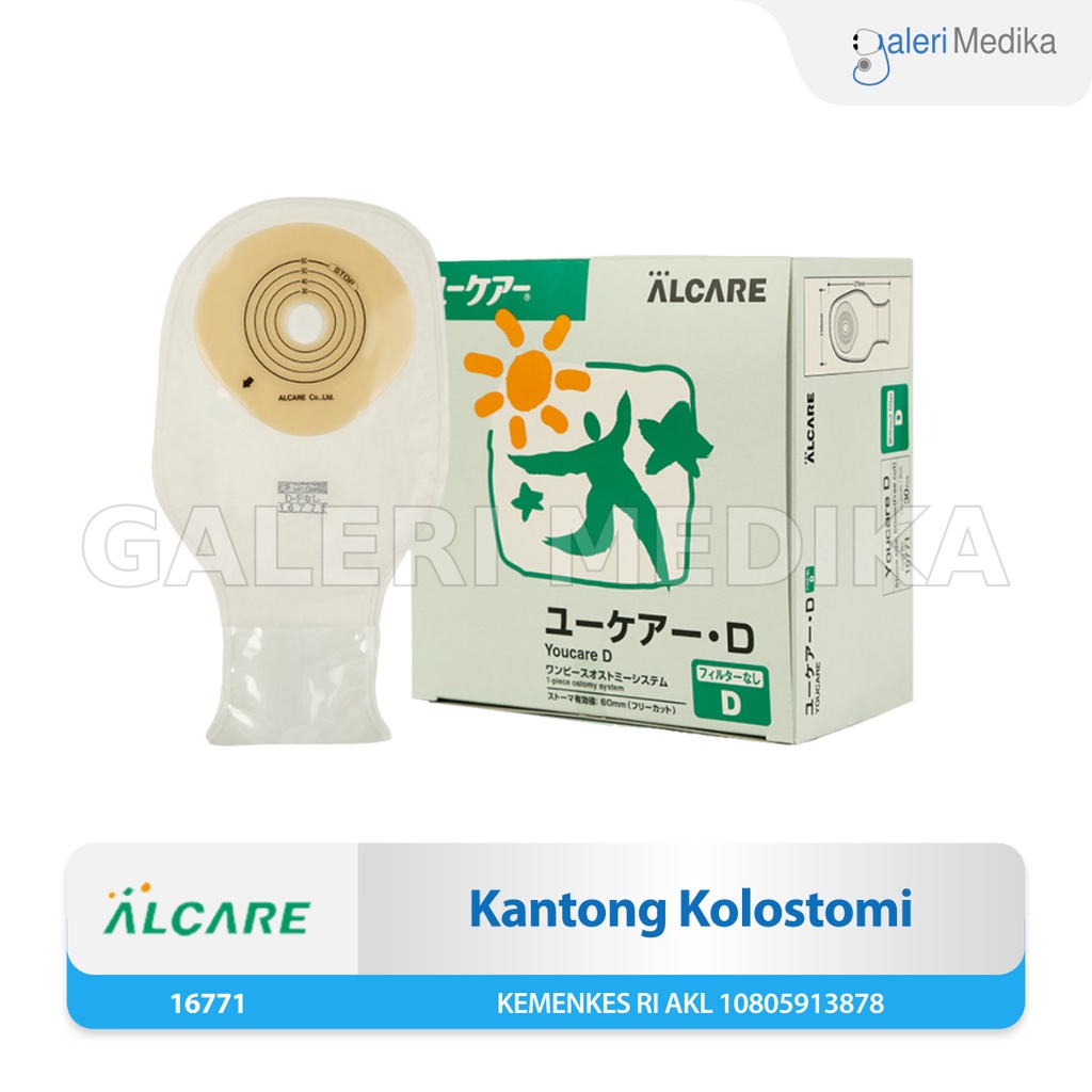 Colostomy Bag Alcare 16771 - 1 Pcs Kantong Kolostomi