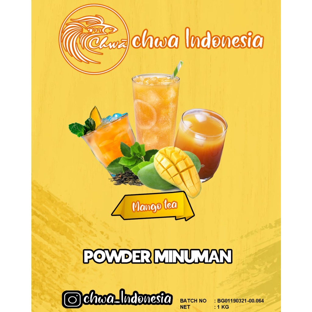 

Chwa Powder Mango Tea / Minuman Bubuk Rasa Mango Tea