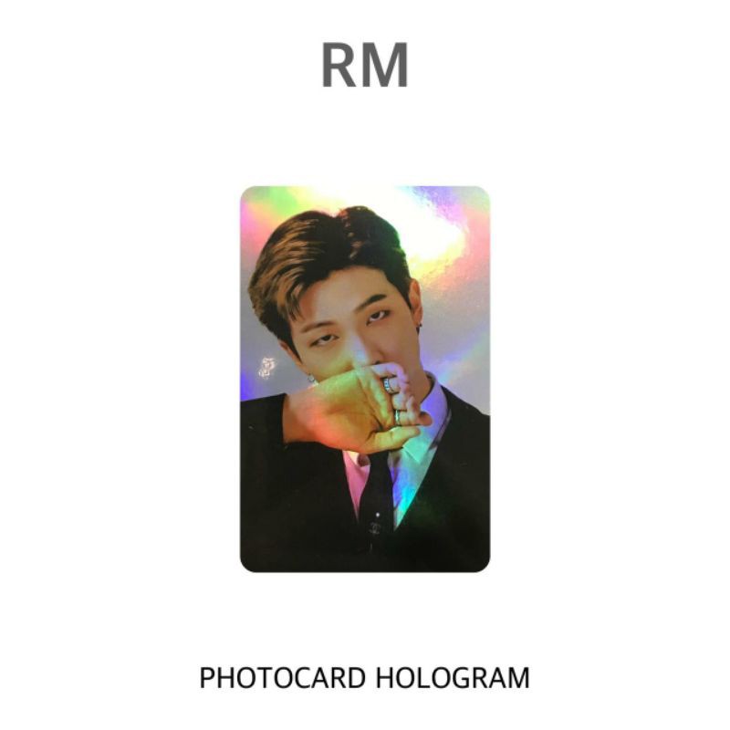 Photocard Hologram BTS New Years Eve 2021