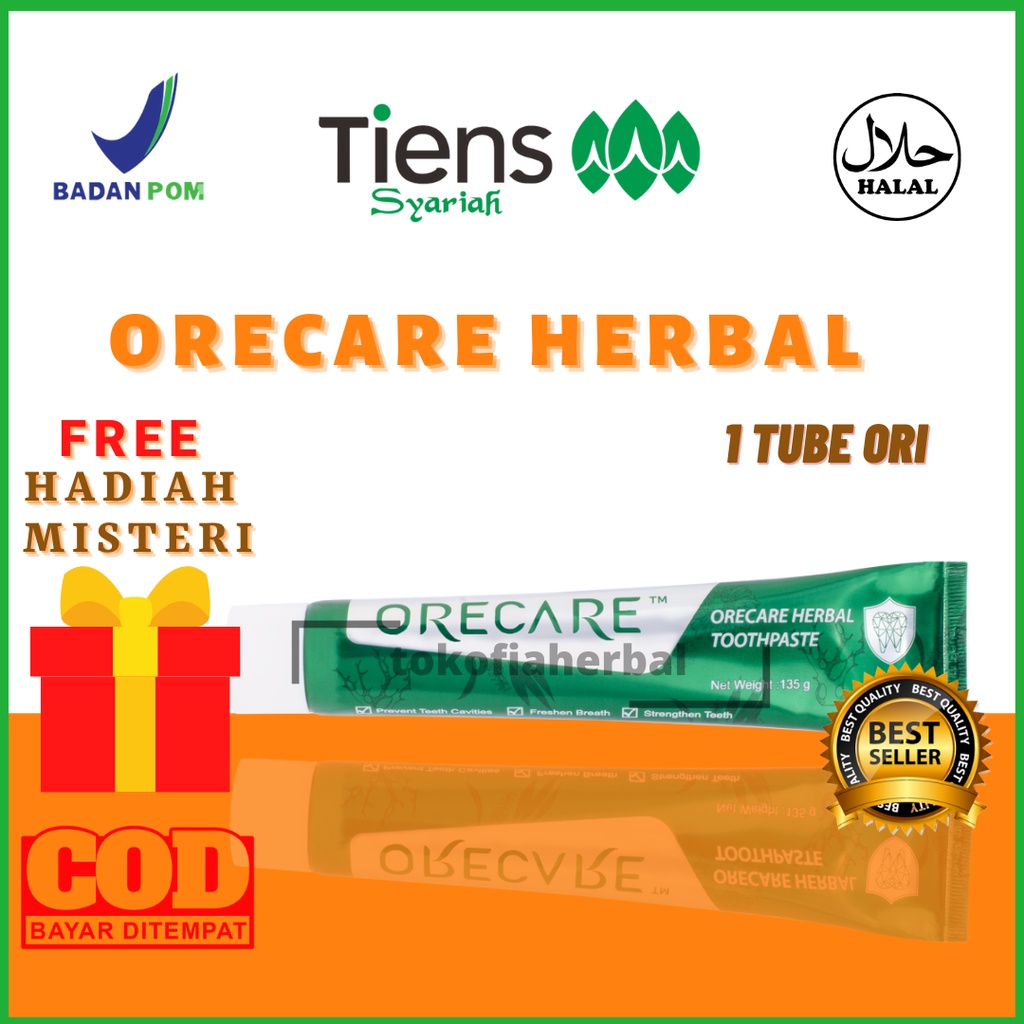 Odol Pasta Gigi Orecare Pencegah Gigi Berlubang Ampuh || Odol Gigi Herbal Penghilang Karang Gigi