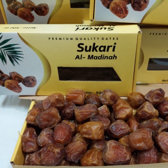 

kurma sukari al madinah 500gr /kurma raja/ kemasan dus