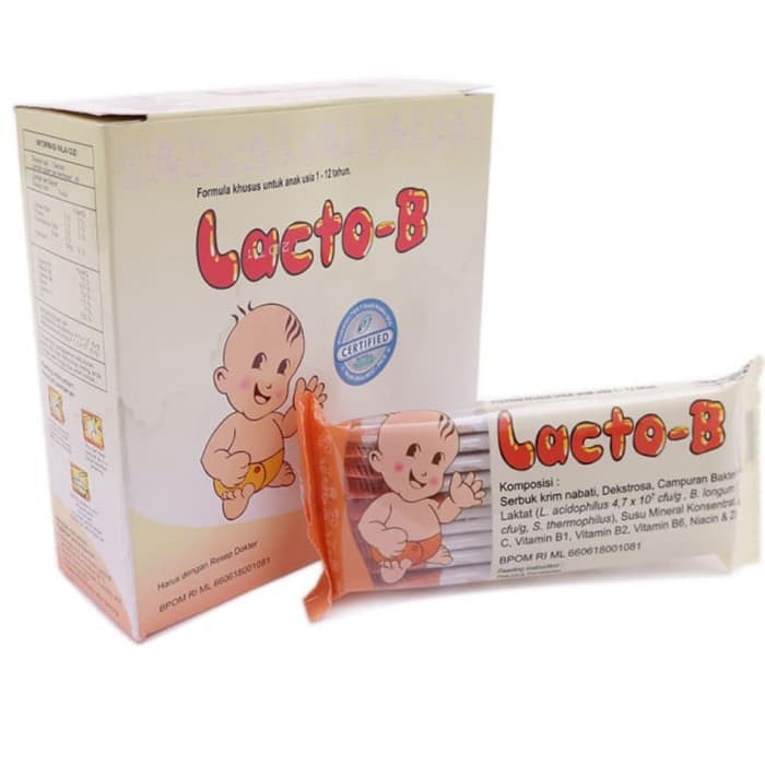 Lacto-B Sachet Obat Anti Diare Bayi dan Anak LactoB Lacto B Obat Mencret Bayi Anak