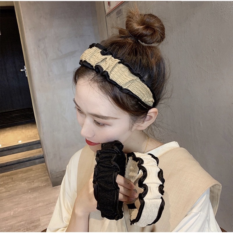 Bando-25 bandana Bendo FASHION/Premium Bandana Simpul Twist Elastis Ala Korea Untuk Wanita Bando