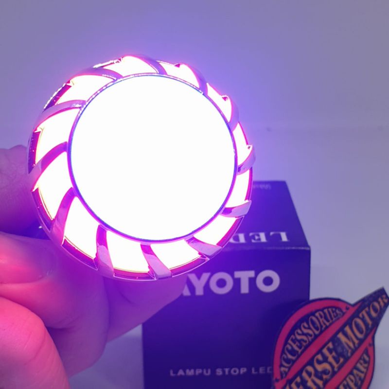 LAMPU PROJIE MOTOR LED AYOTO STOP F01 RED BLUE RED