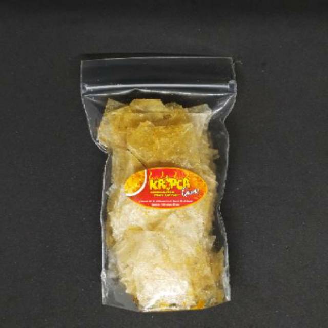 

isi 3pcs - Keripik kaca original extra daun jeruk 100gr / Kripca Queen