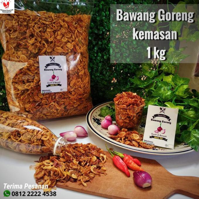 

Bawang goreng asli brebes bagor 1 kilogram