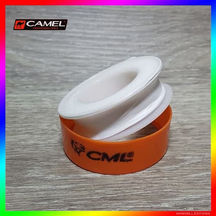 Promo Camel Seal Tape 0.5 inch 10 Meter Sealtape 1/2 inch 10m Selotip Pipa Berkualitas