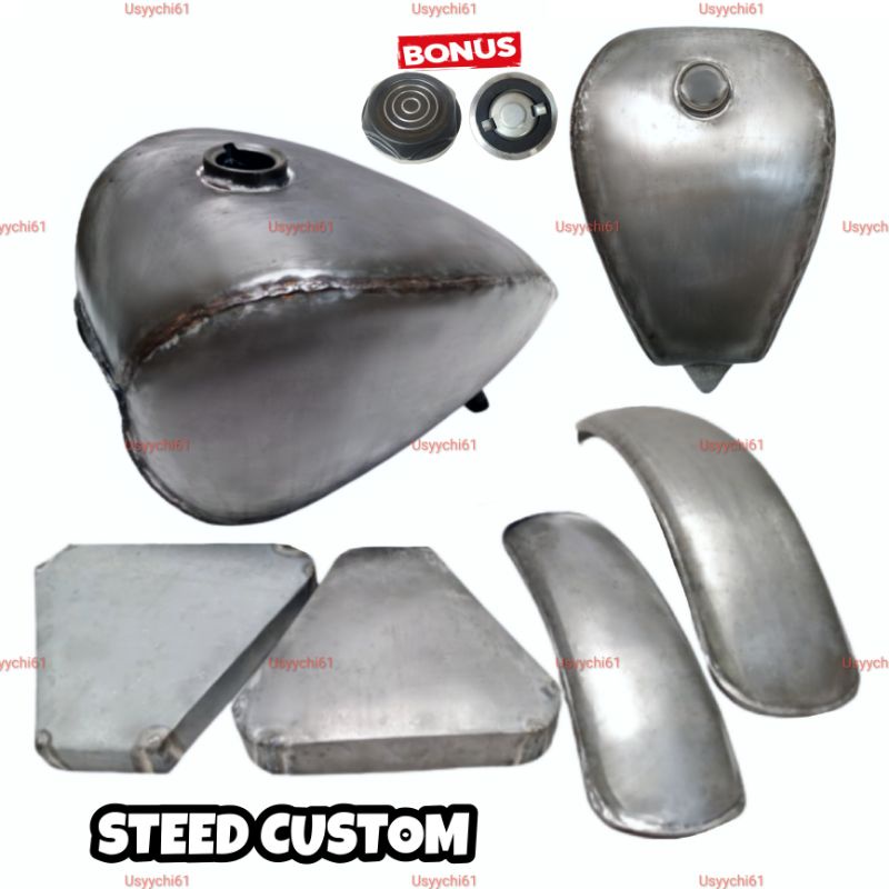 Paket Hemat Bahan Body Tangki STEED Custom Harley Benelli Chopper Japstyle Bobber Pulsar DLL