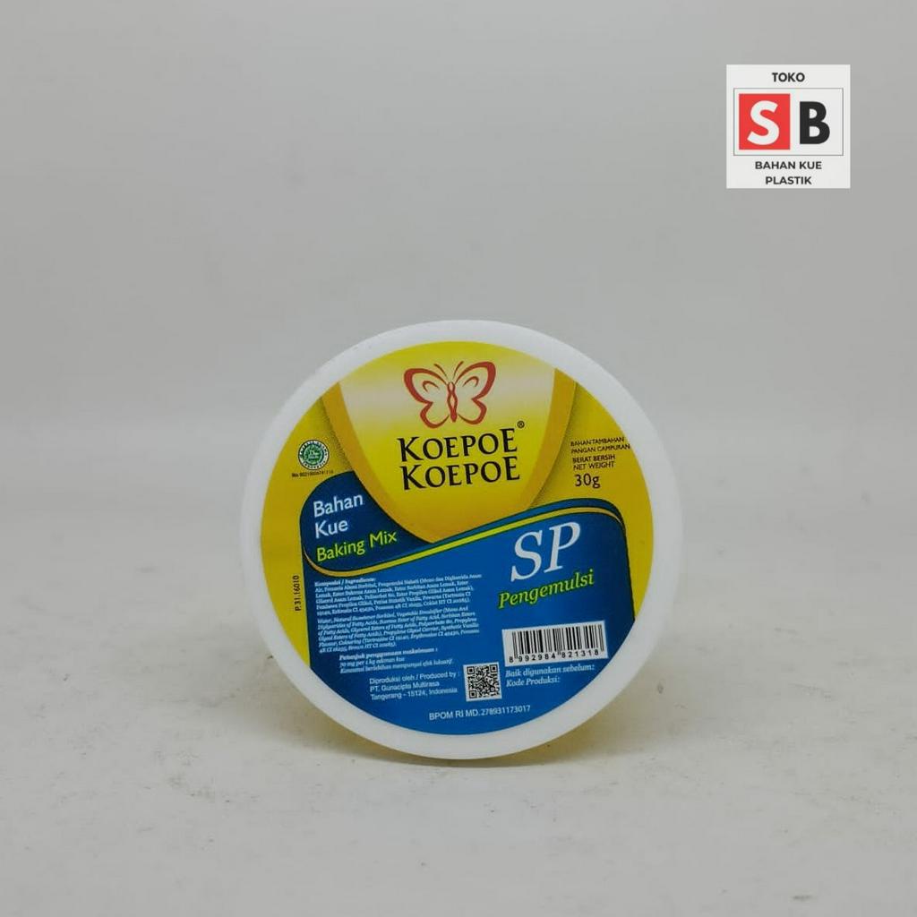 

SP KECIL KUPU2 30GR/BAHAN KUE/KOEPOE KOEPOE SP 30GR