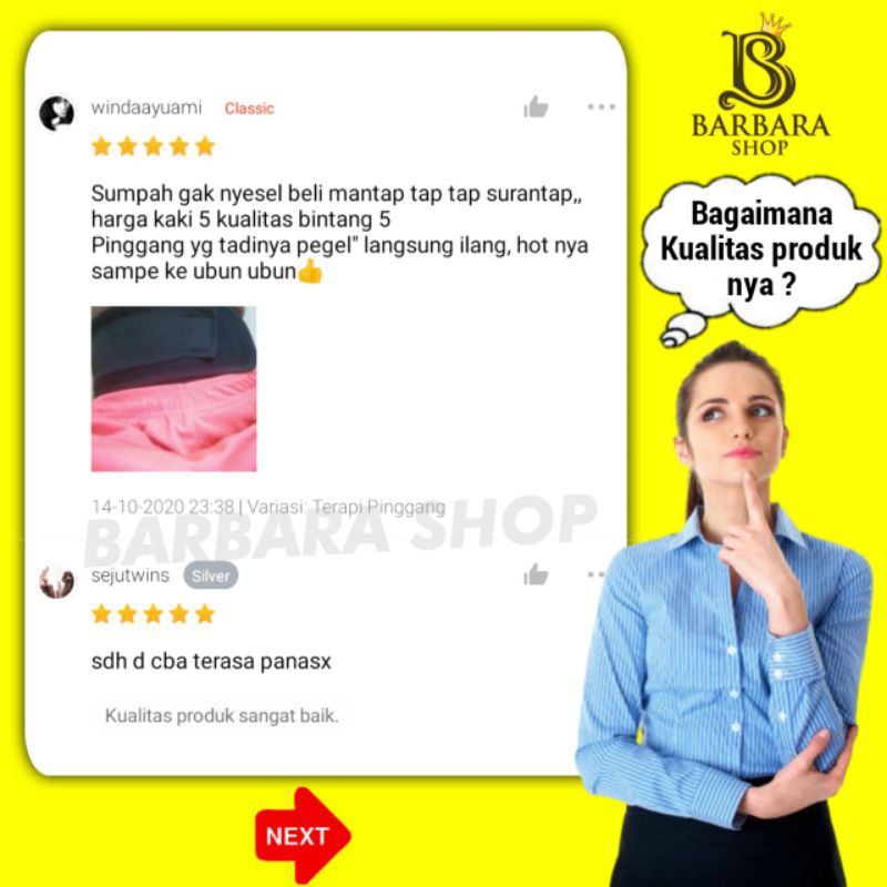 Alat Terapi Pijat Pinggang / Sabuk Terapi Pijat Magnetik Pinggang Korset Pemanas Penghangat Pinggang