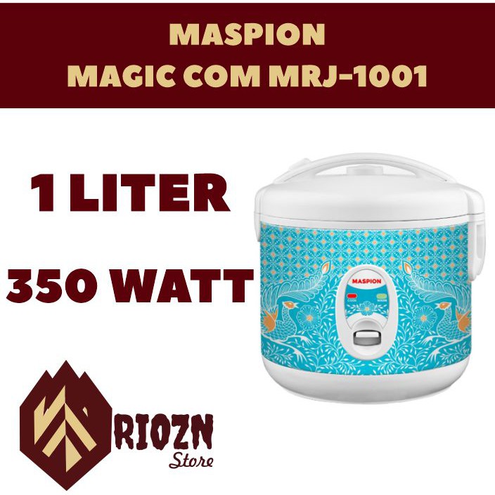 Magic Com 1 Liter Maspion/Rice Cooker 1 Liter Maspion MRJ-1001