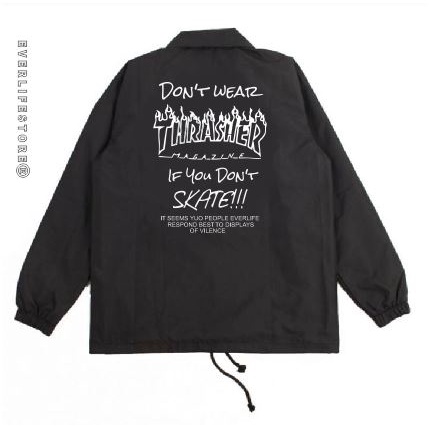 FREEY31.STORE / JAKET PARASUT DONT WEAR TRASHER / COACH ORIGINAL TERBARU / JAKET COACH \ JAKET COACH