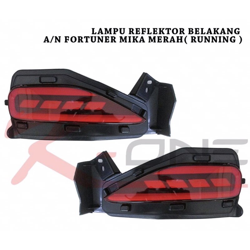 Lampu reflektor belakang fortuner 2016-2020